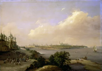 Veduta di Yaroslavl, Russia, 1860